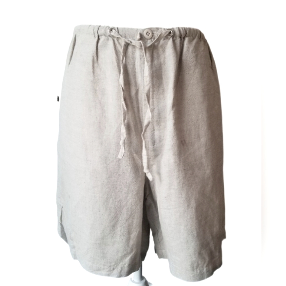 NWT Venezia Women's Linen Lightweight Loose Fit Breathable Casual Shorts 14/16